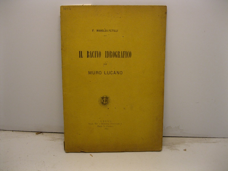 Il bacino idrografico di Muro Lucano. Ricerche geologiche